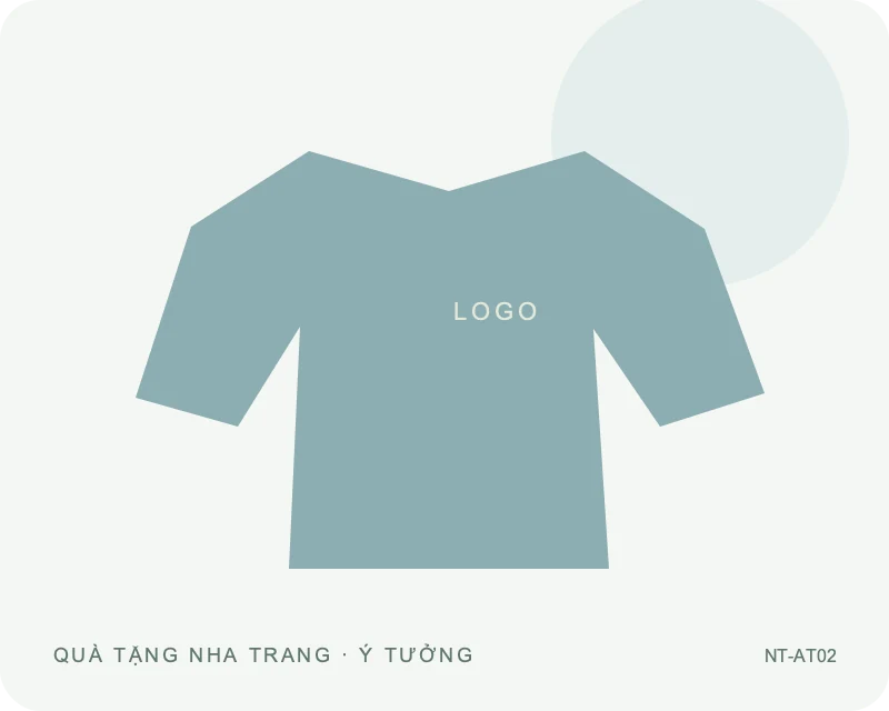 Áo thun cổ bẻ — minh họa mẫu quà