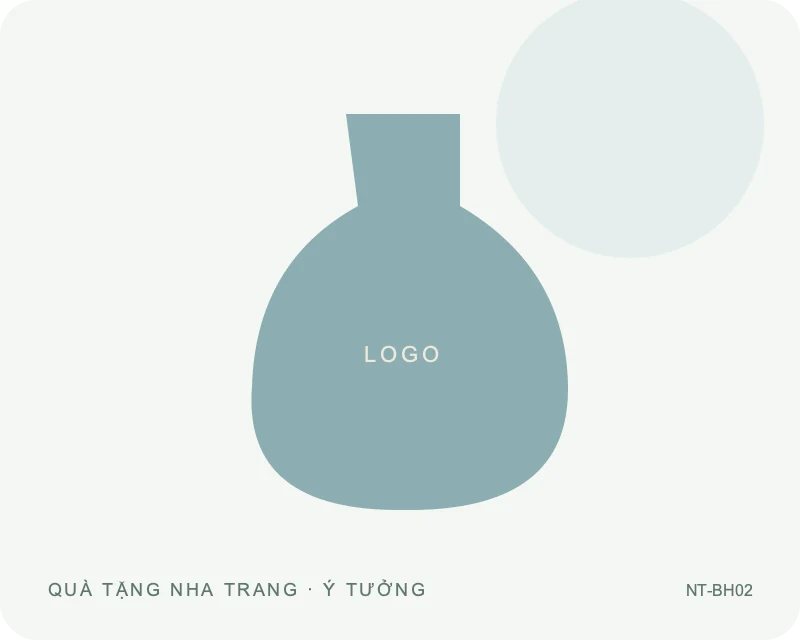 Bình hoa dáng bầu — minh họa mẫu quà