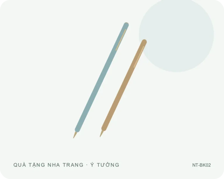 Bút ký bấm — minh họa mẫu quà