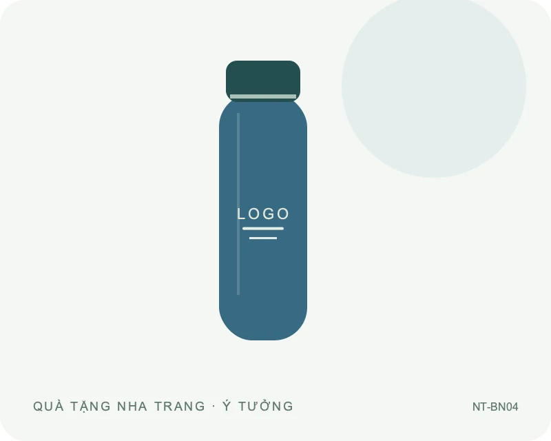 Bình giữ nhiệt dáng gọn — minh họa mẫu quà