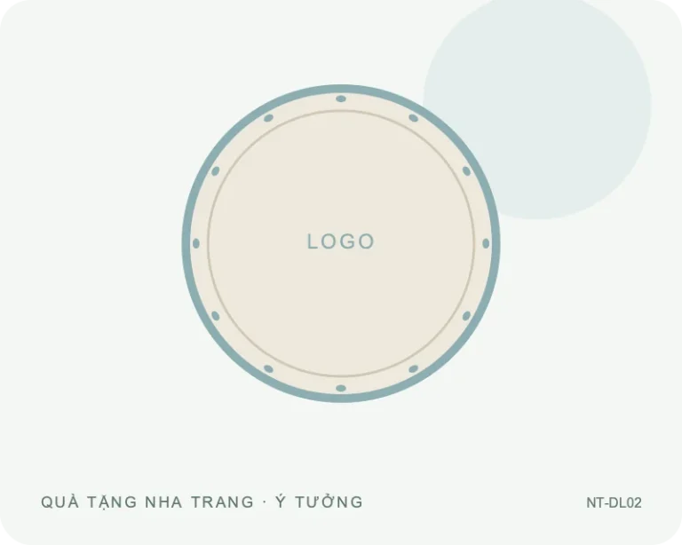 Đĩa lưu niệm viền họa tiết — minh họa mẫu quà