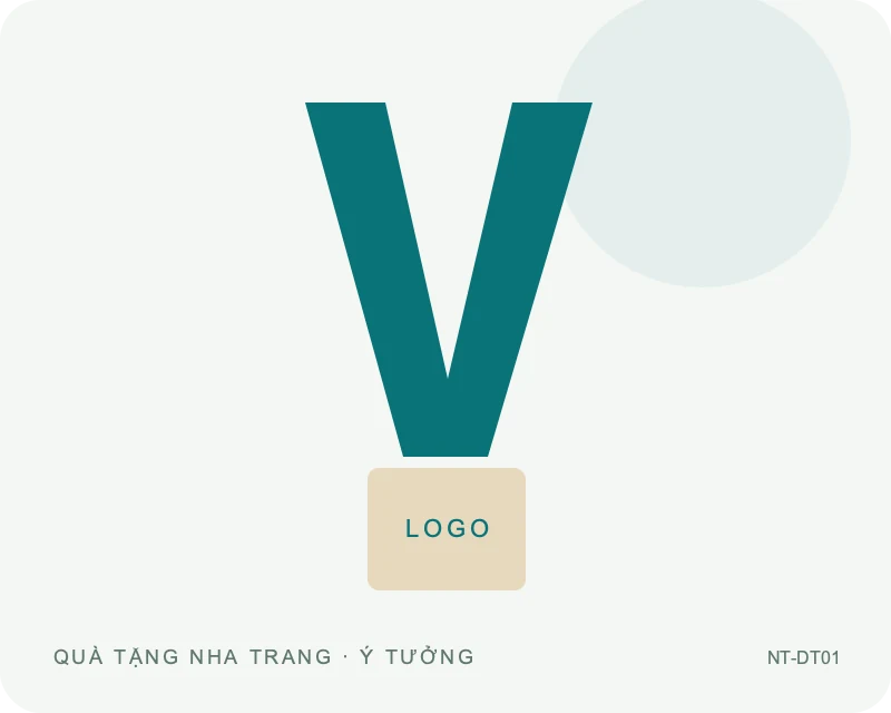 Dây đeo thẻ bản thẳng — minh họa mẫu quà