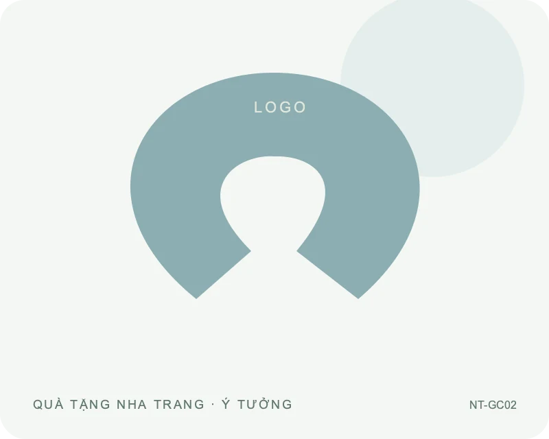 Gối cổ có dây cài — minh họa mẫu quà