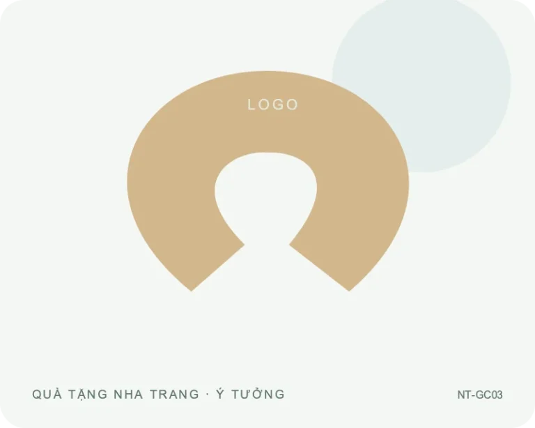 Gối cổ kèm túi — minh họa mẫu quà