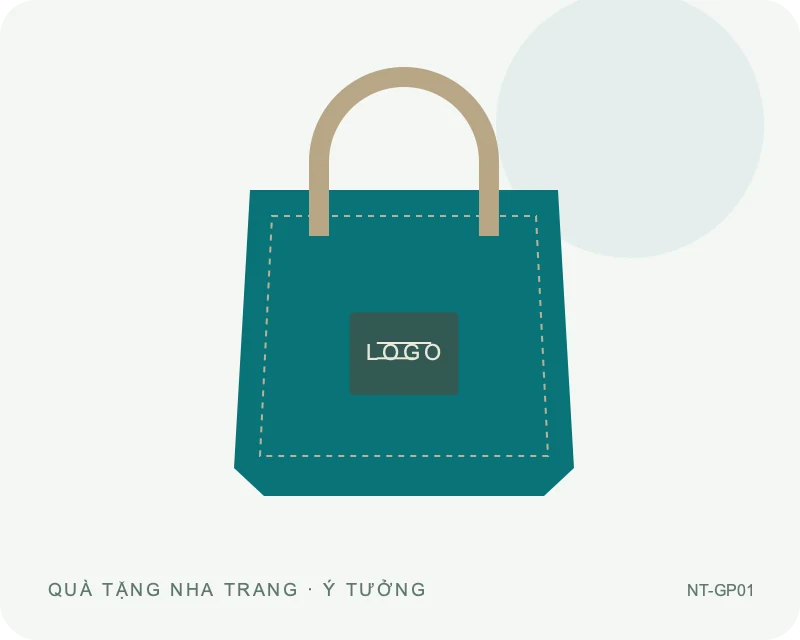 Túi giấy quai dây — minh họa mẫu quà