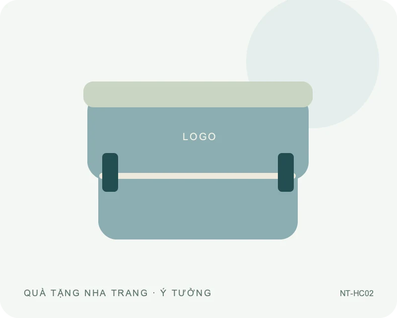 Hộp cơm hai tầng — minh họa mẫu quà