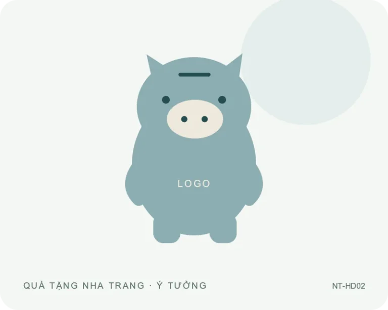 Heo đất dáng đứng — minh họa mẫu quà
