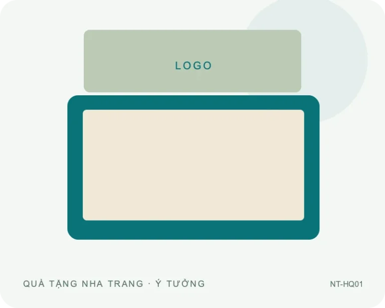 Hộp quà nắp rời — minh họa mẫu quà