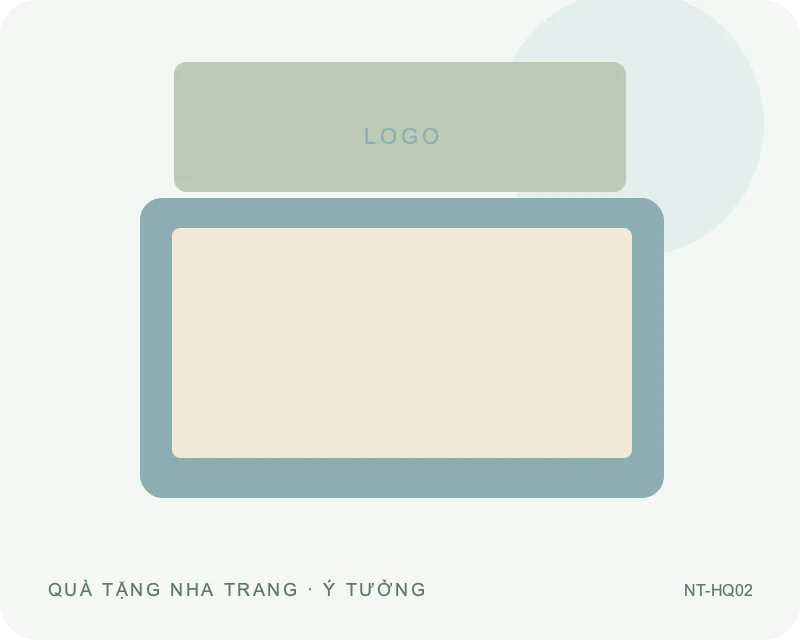Hộp quà nắp gập — minh họa mẫu quà
