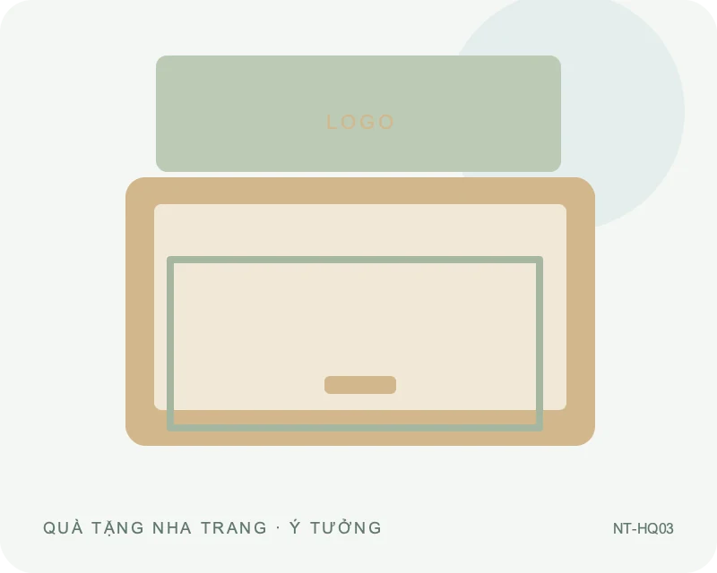 Hộp quà ngăn kéo — minh họa mẫu quà