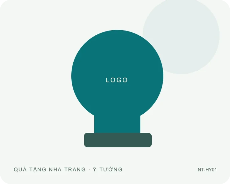 Huy chương mặt tròn — minh họa mẫu quà