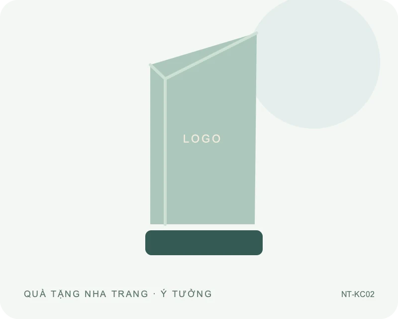 Kỷ niệm chương dáng tròn — minh họa mẫu quà