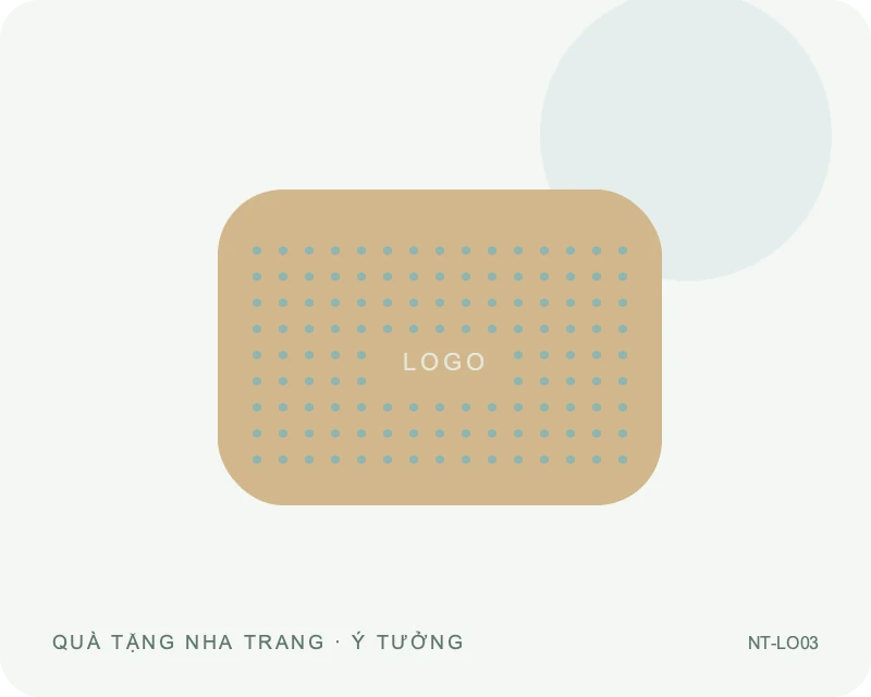 Loa Bluetooth có quai — minh họa mẫu quà