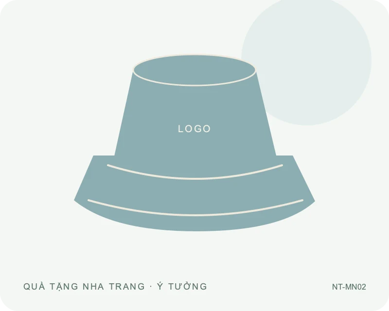 Mũ tai bèo — minh họa mẫu quà