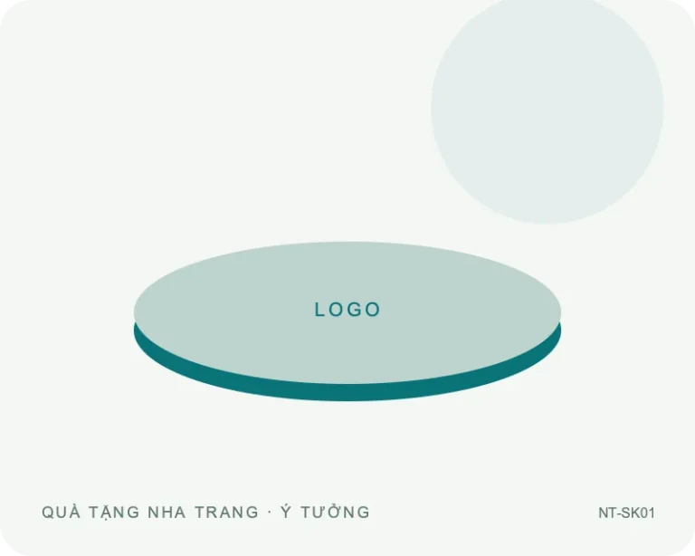 Sạc không dây đế tròn — minh họa mẫu quà