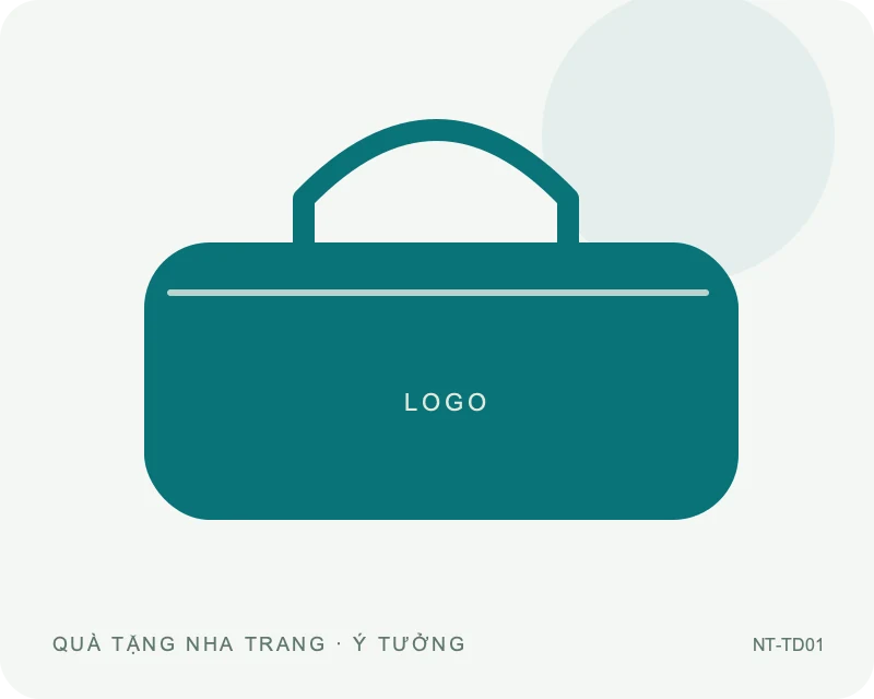 Túi du lịch xách tay — minh họa mẫu quà