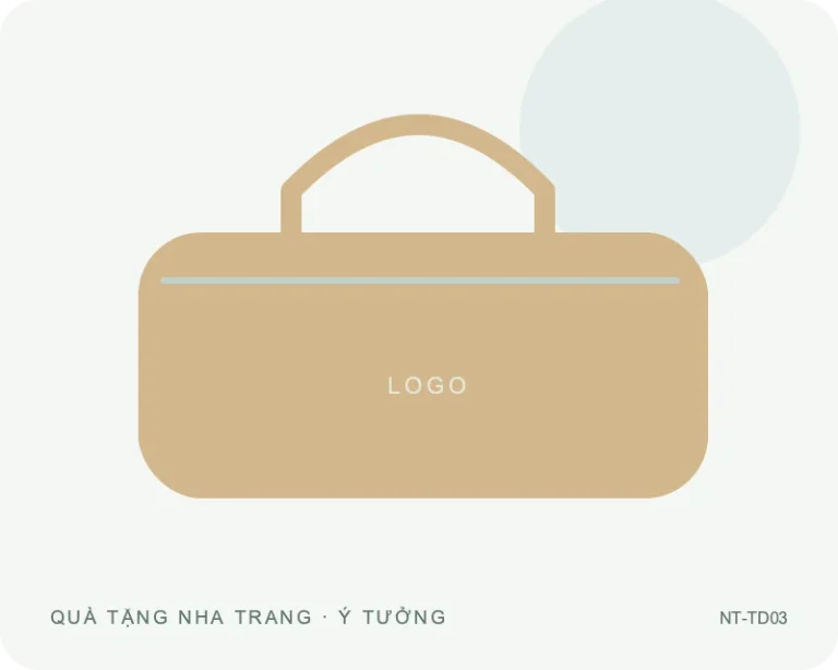 Túi du lịch gấp gọn — minh họa mẫu quà