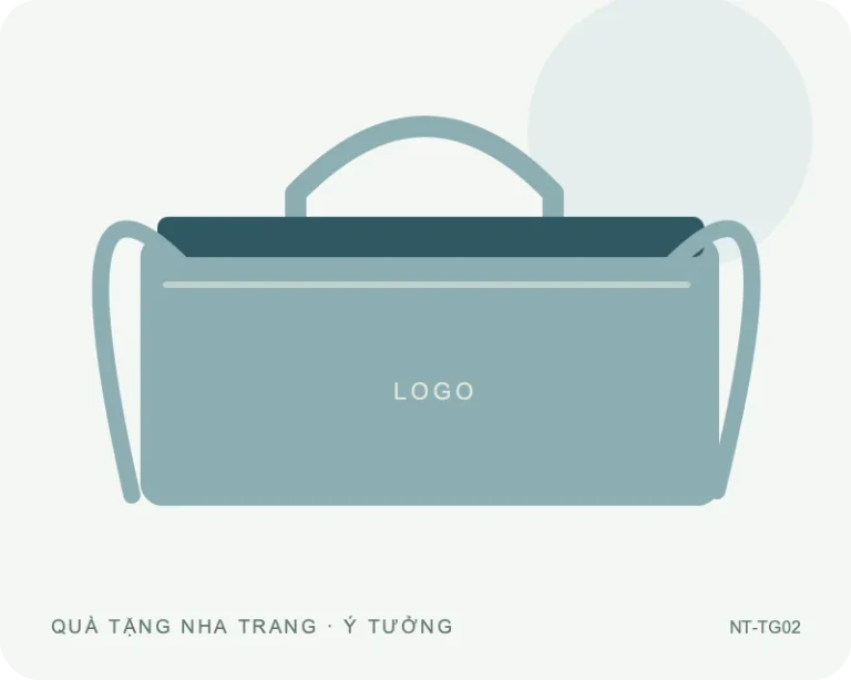 Túi giữ nhiệt dáng xách — minh họa mẫu quà