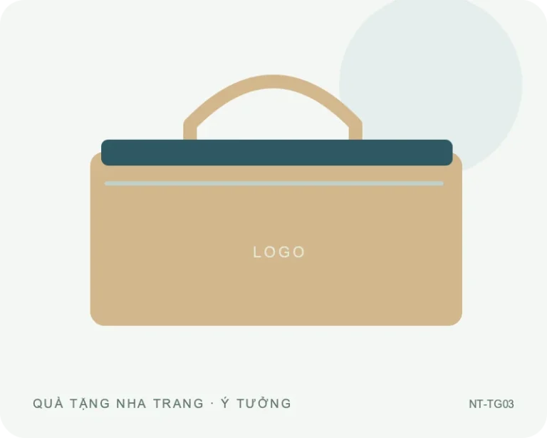 Túi giữ nhiệt đeo vai — minh họa mẫu quà