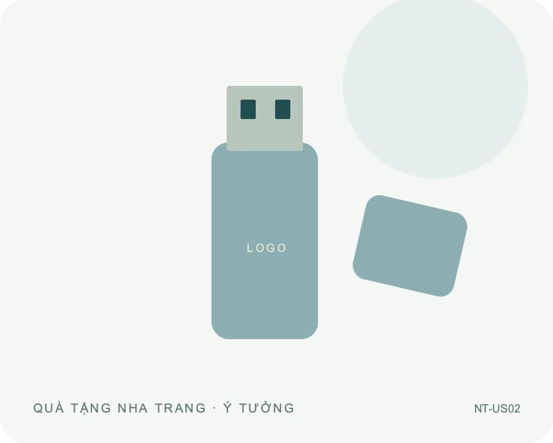USB nắp rời — minh họa mẫu quà