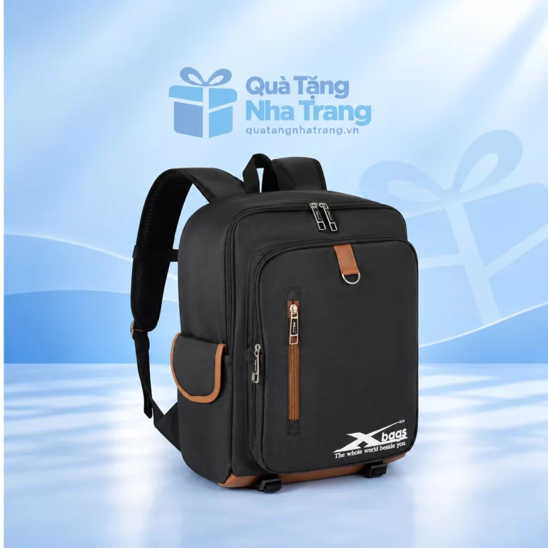 Balo XBag 04 màu đen phối nâu