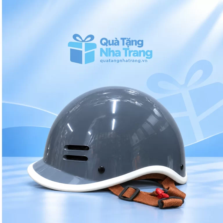 Mũ bảo hiểm cá heo màu xám