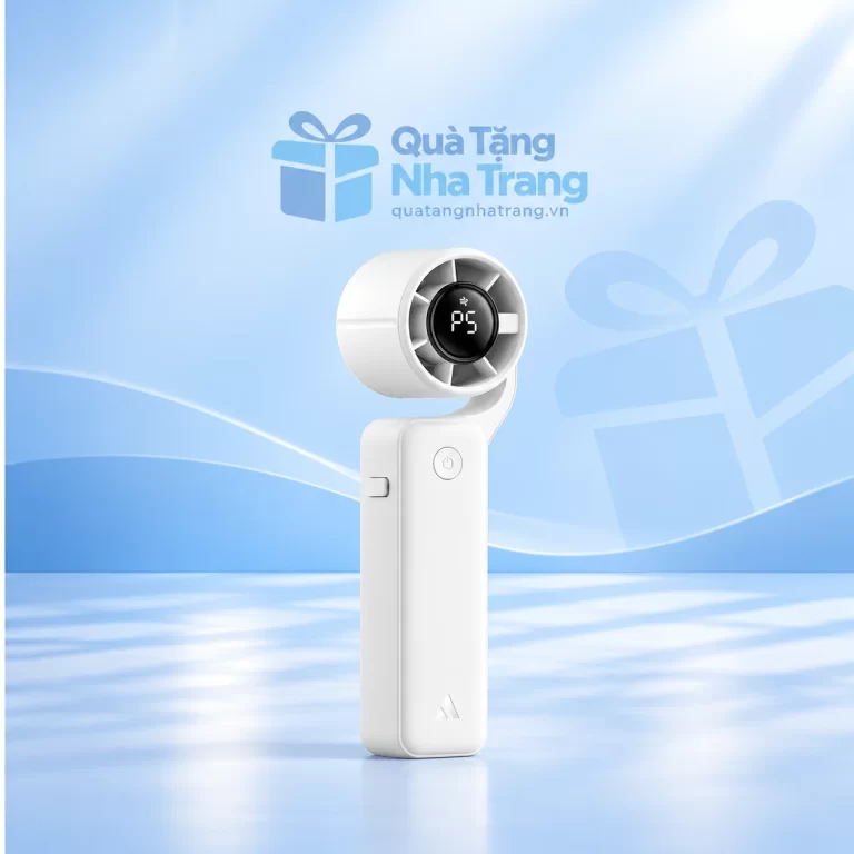 Quạt cầm tay AECOOLY PF04 trắng
