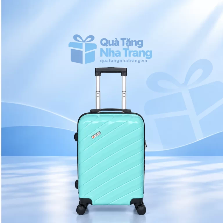 Vali ABS 20 inch xanh ngọc mẫu 01